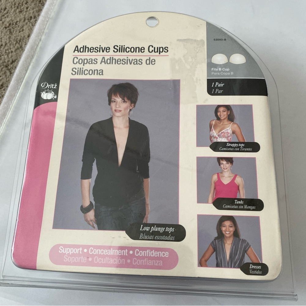 Adhesive silicone bar cups size b